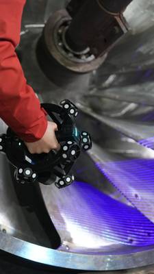 启源视觉 V-Track 使用V-Track扫描大型铸件