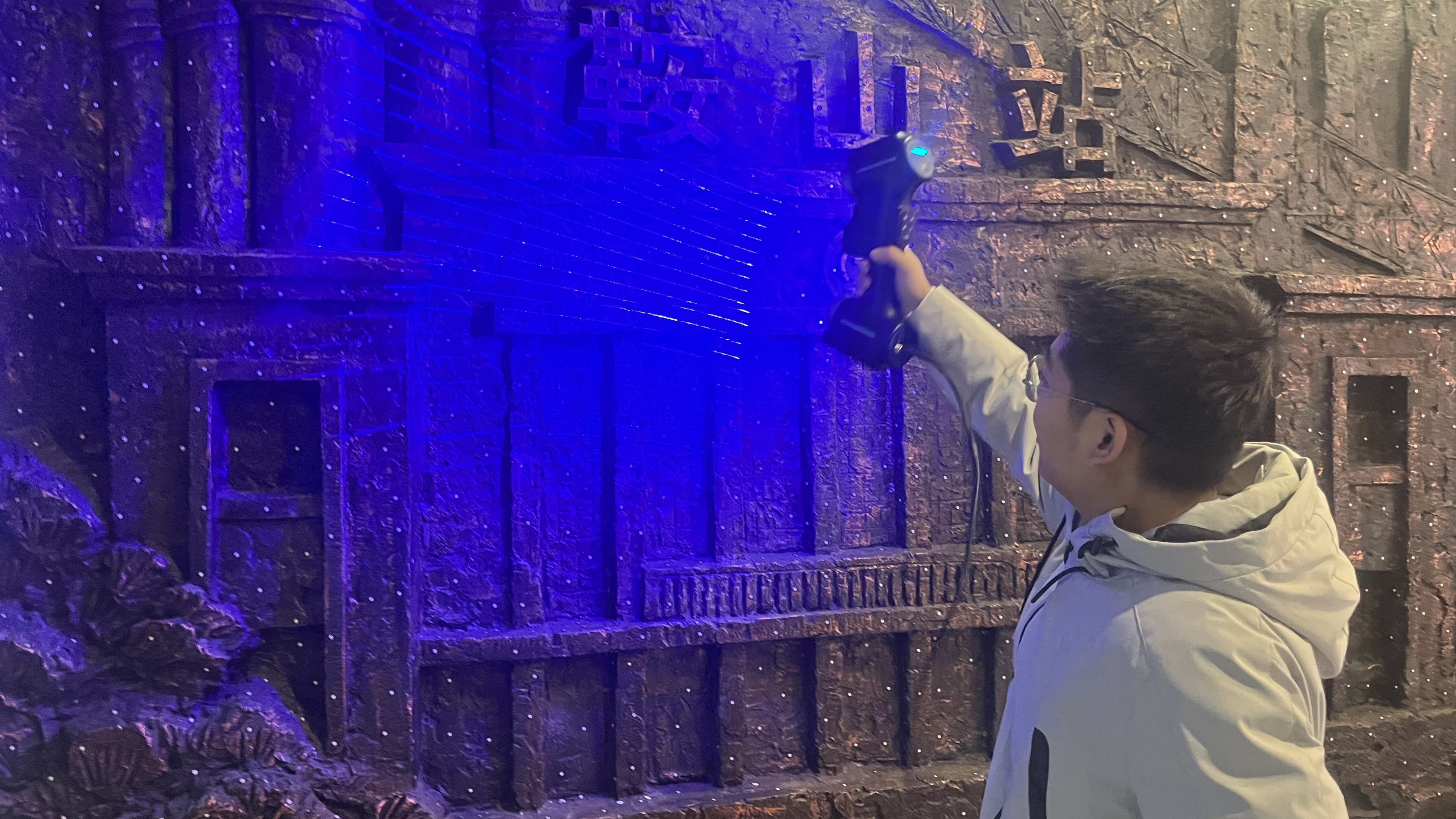启源视觉3d扫描仪仪三维实际使用过程