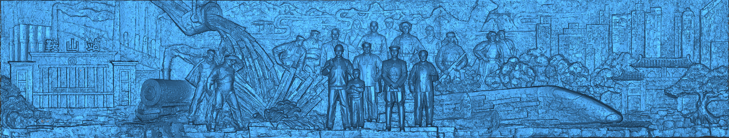 AlphaScan三维扫描仪完成鞍山烈士陵园影壁三维扫描项目:为历史定格瞬间,用科技守护记忆