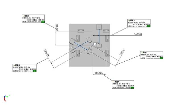 启源视觉 AlphaScan 扫描检具获取三维模型检测图